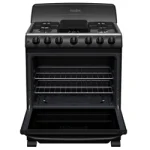 MABE 76 CM 30INCH 6 BURNER GAS STOVE BLACK